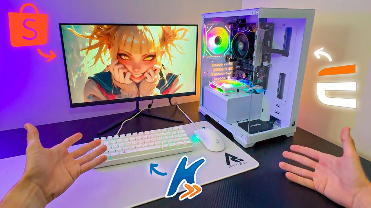 Comprei o MAIS BARATO PC GAMER de 2026 (roda tudo)