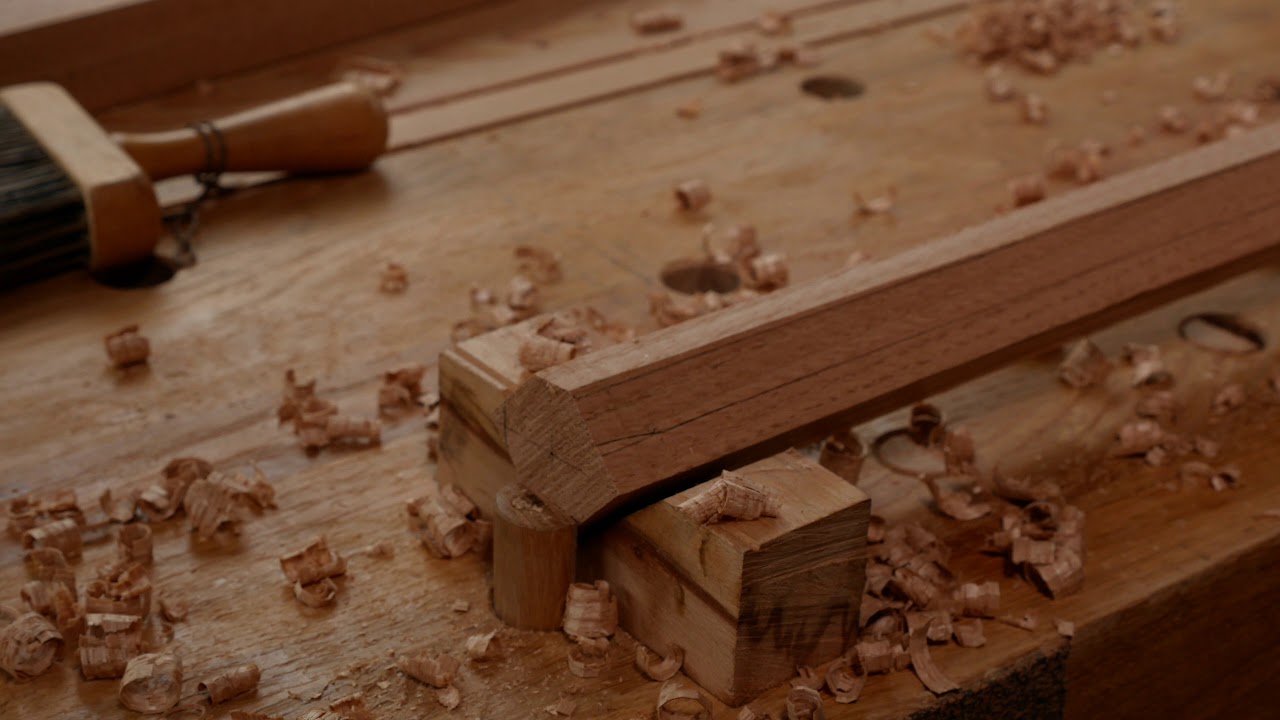 Rounding a chair leg