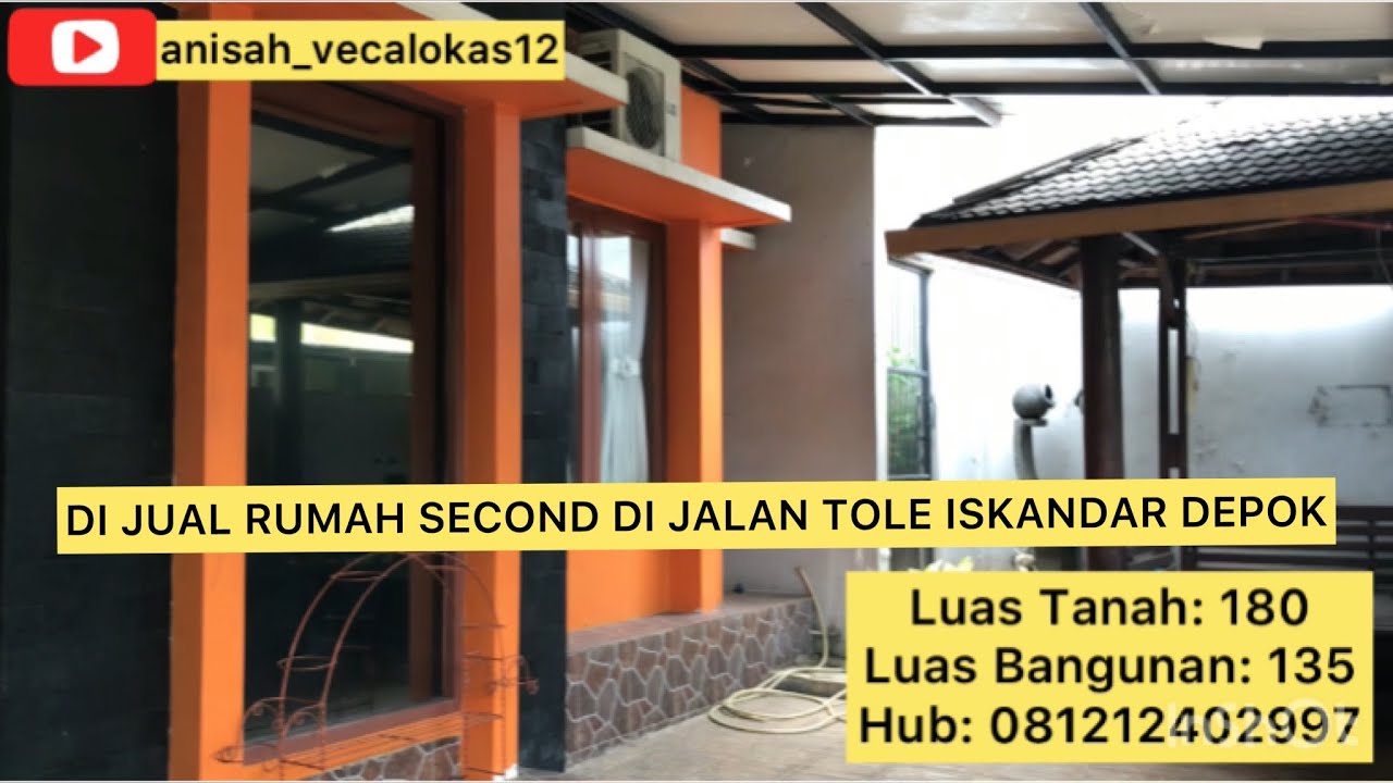 DI JUAL RUMAH SECOND, JALAN TOLE ISKANDAR @Depok Jawa Barat