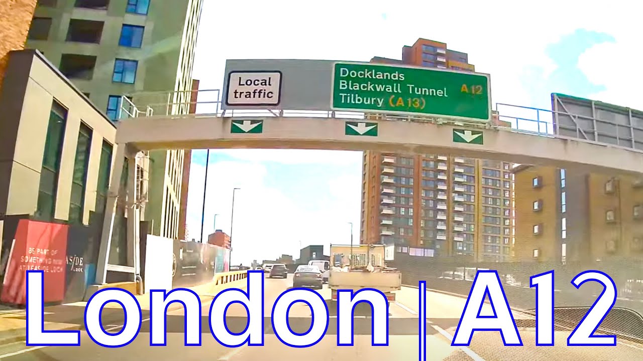 London Sunny day driving | Blackwall Tunnel [4K]