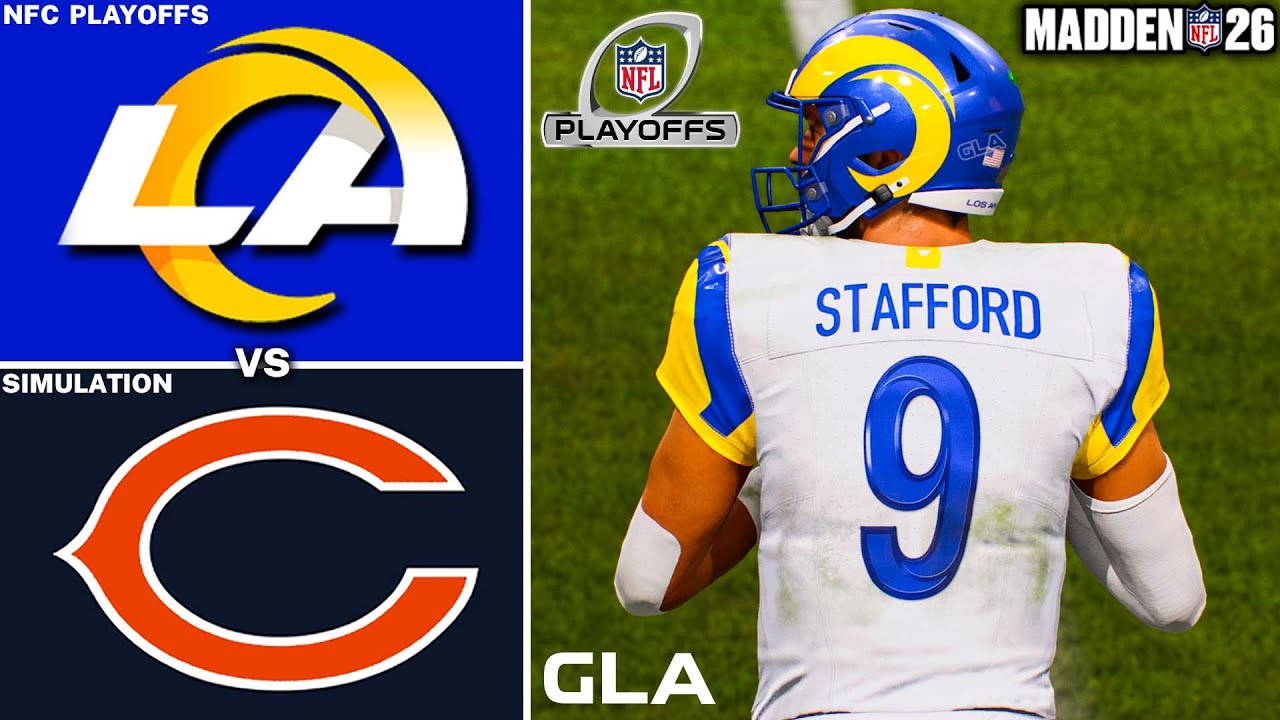 Rams vs. Bears Simulation - NFC Divisional Playoffs - Madden 26 PS5 Gameplay