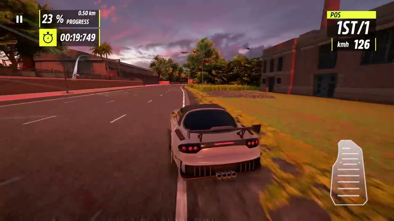 Car Racing Environments –1- Real-Time Game Scenes
