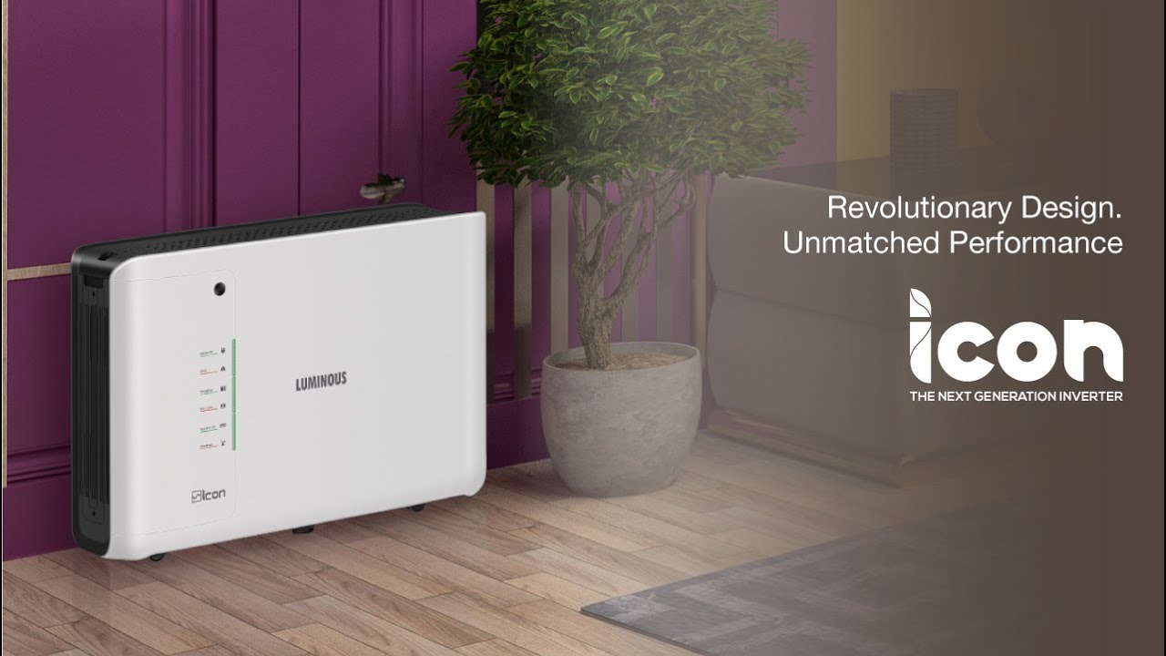 Luminous ICON - Innovation in Inverters | Integrated Battery Enclosure | Pure Sine Wave | Gujrati