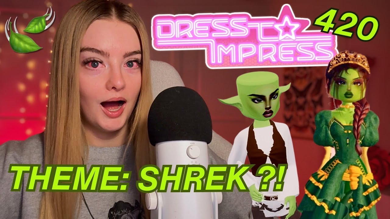ASMR playing DRESS TO IMPRESS but im HIGH 🍃💨