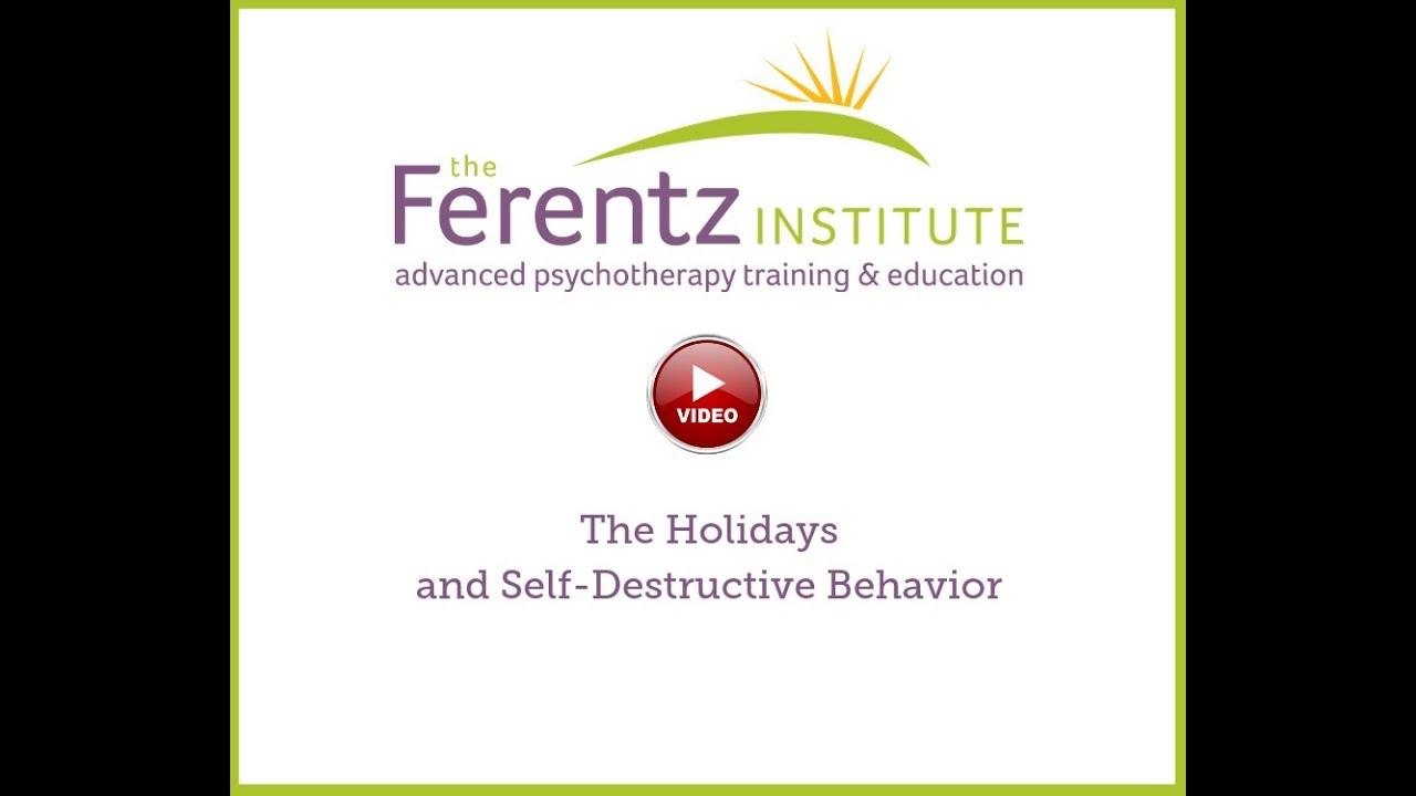 The Holidays and Self Destructive Behavior