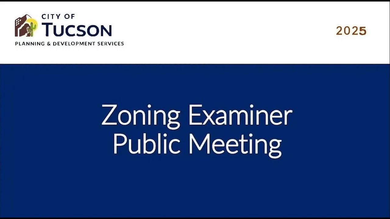 Zoning Examiner Meeting - November 20, 2025