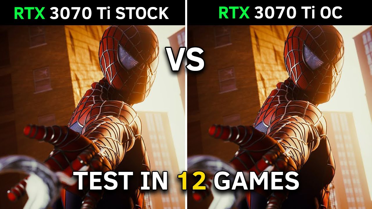 GeForce RTX 3070 Ti 8GB Stock vs Overclocked | Is Overclocking Worth It? | Test in 12 Games | 2022