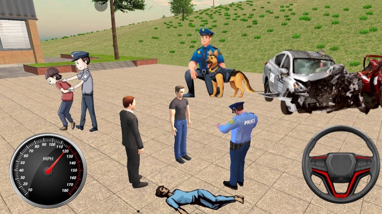Police Car Chase Simulator 3D 🚓 | Real Cop Driving Gameplay Real Police Car Chase | Simulator 