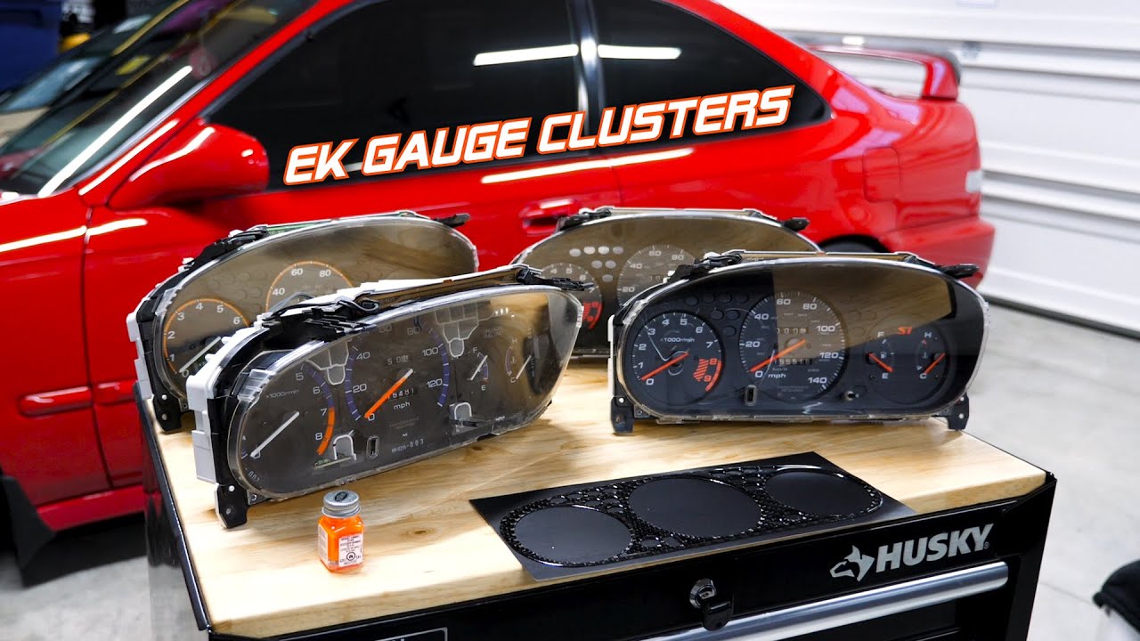 3 Obtainable Cluster Swaps for Ek Honda Civics | USDM 96-00 Gauges