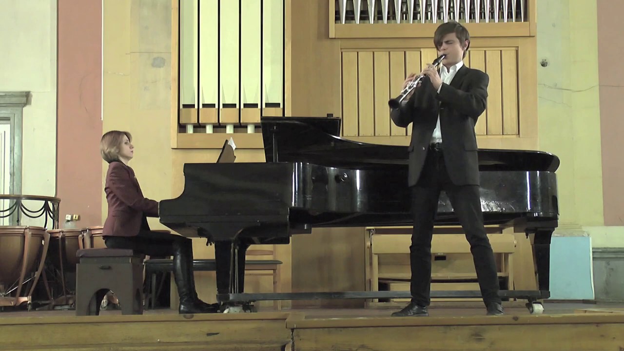 L. Spohr. Clarinet concerto N1. 1st mvt. Nikita Strelkov - clarinet, Elena Serova - piano