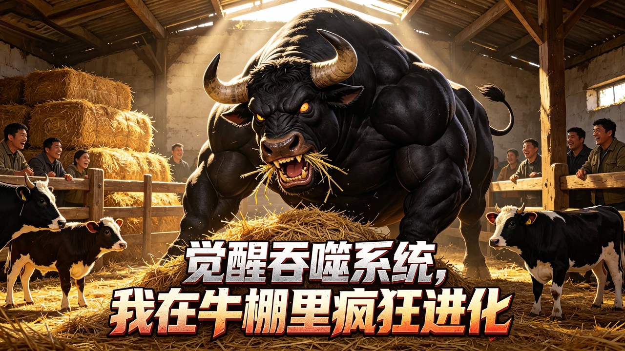 【Multi Sub】《覺醒吞噬系統，我在牛棚裡瘋狂進化》牛欄裡我最壯最能吃，它們以為我傻，只有我知道我在變強#漫劇 #動態漫 #AI漫劇 #動漫 #動畫