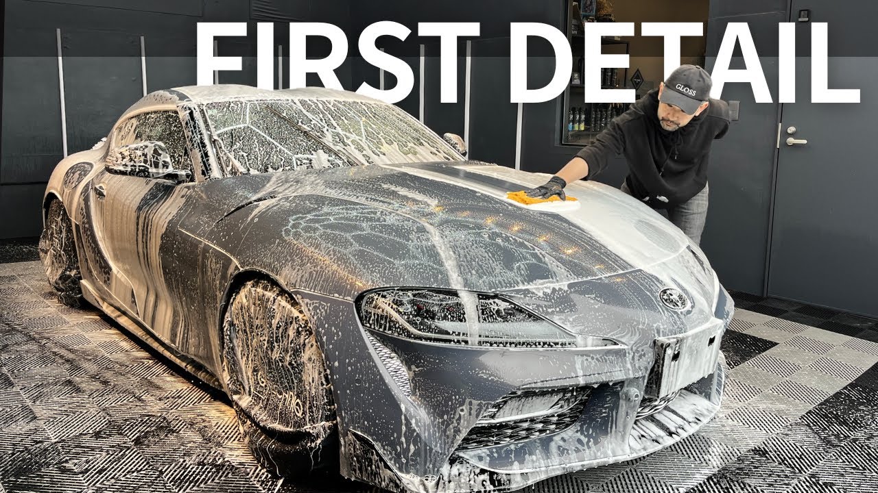【TOYOTA Supra】FIRST DETAIL WASH , POLISH & COATING｜TOYOTA ｜DEEP CLEAN｜DETAILING｜LUMINUS｜