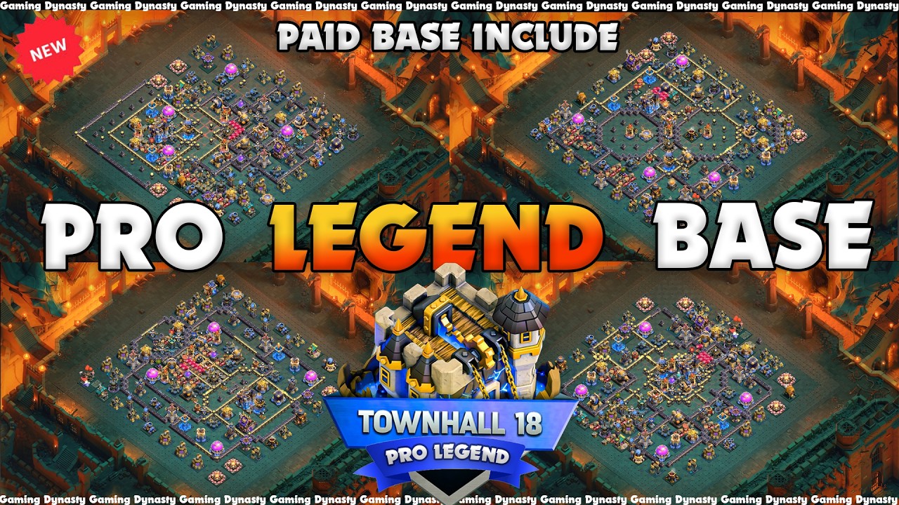 BEST UNBEATABLE TH18 WAR AND LEGEND BASES ||TH18 TROPHY PUSHING BASE ANTI THROWER BASES ||TH18 2026