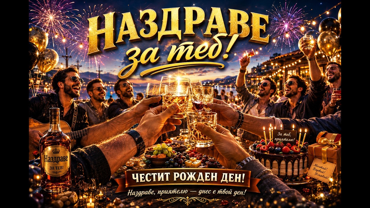 „Наздраве за теб! 🍻 – Песен за мъжки рождени дни“