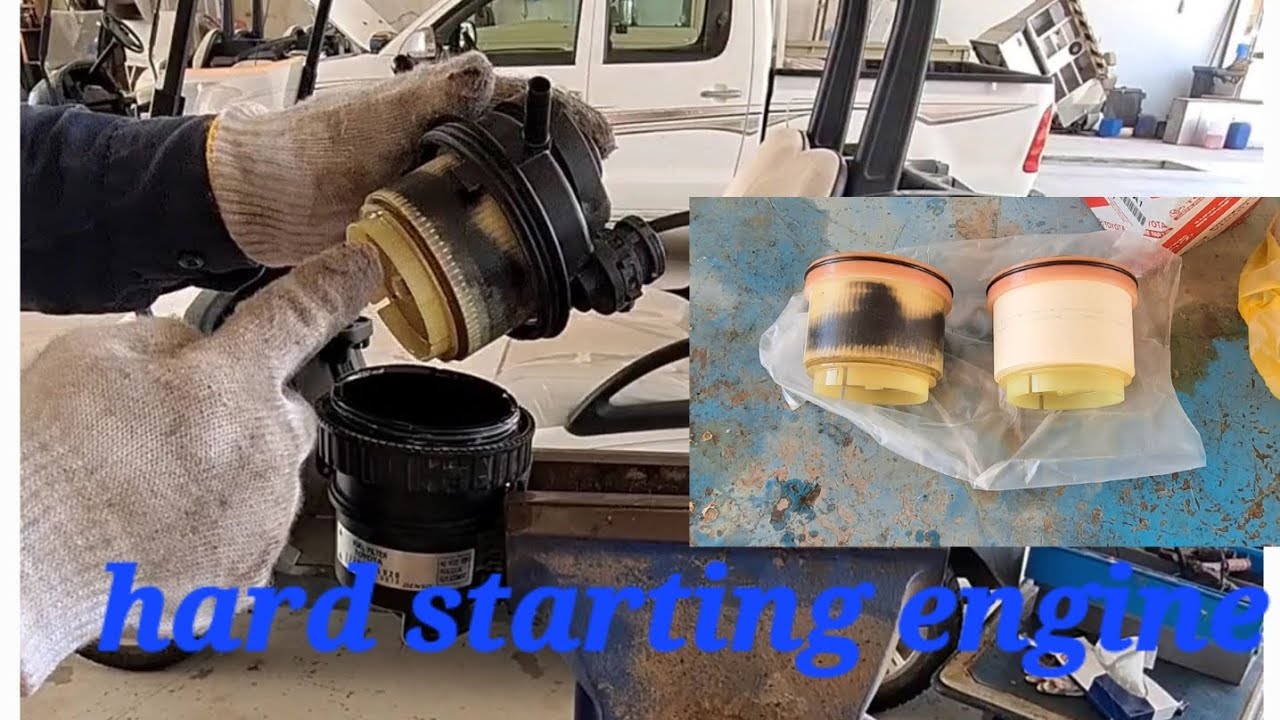 how to troubleshoot and fix hard starting engine, D4D TOYOTA