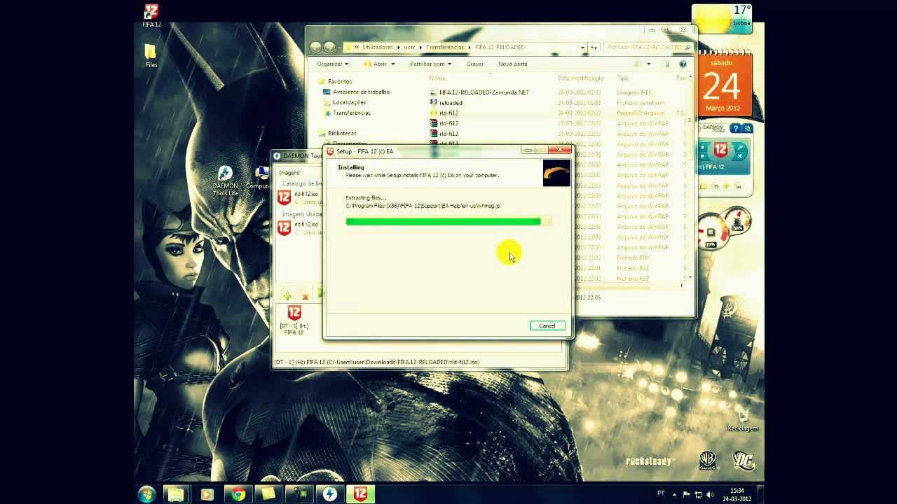 How to install FIFA 12 - reloaded on PC