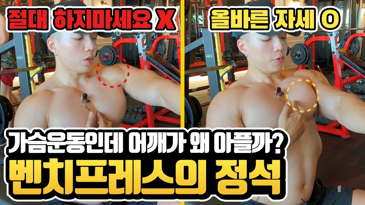 벤치프레스 초보자를 위한 포인트 깔끔정리 I 그립법부터 가슴자극 주는법