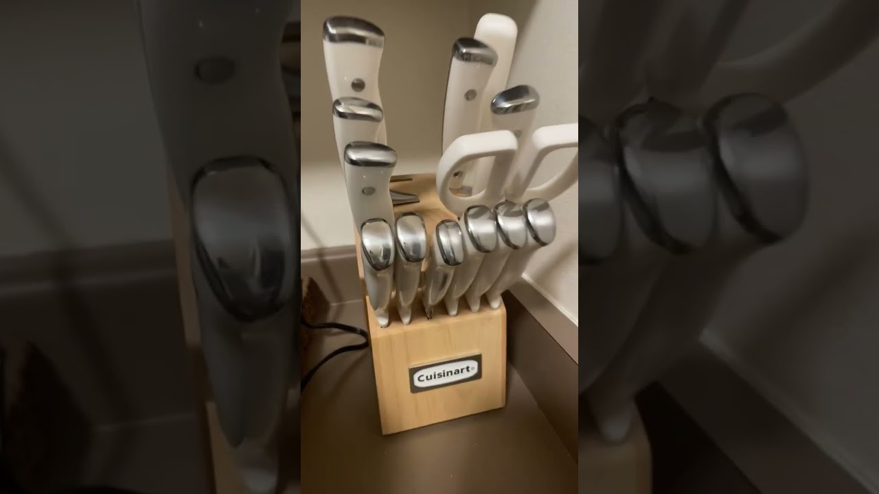 Cuisinart 15 Piece Knife Set with Block, High Carbon Stainless Steel,