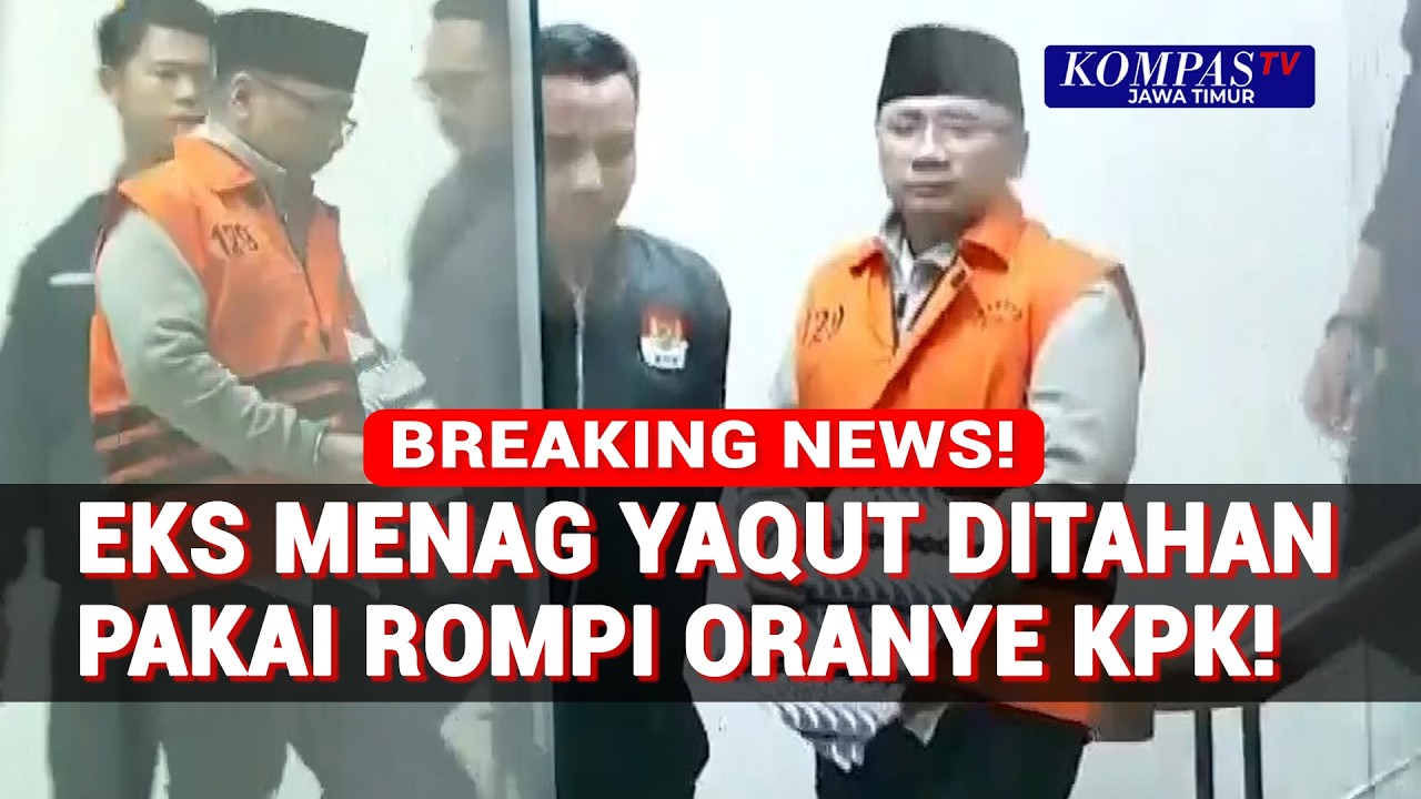 Eks Menag Yaqut Ditahan KPK Terkait Korupsi Kuota Haji, Massa Pendukung Gelar Aksi!