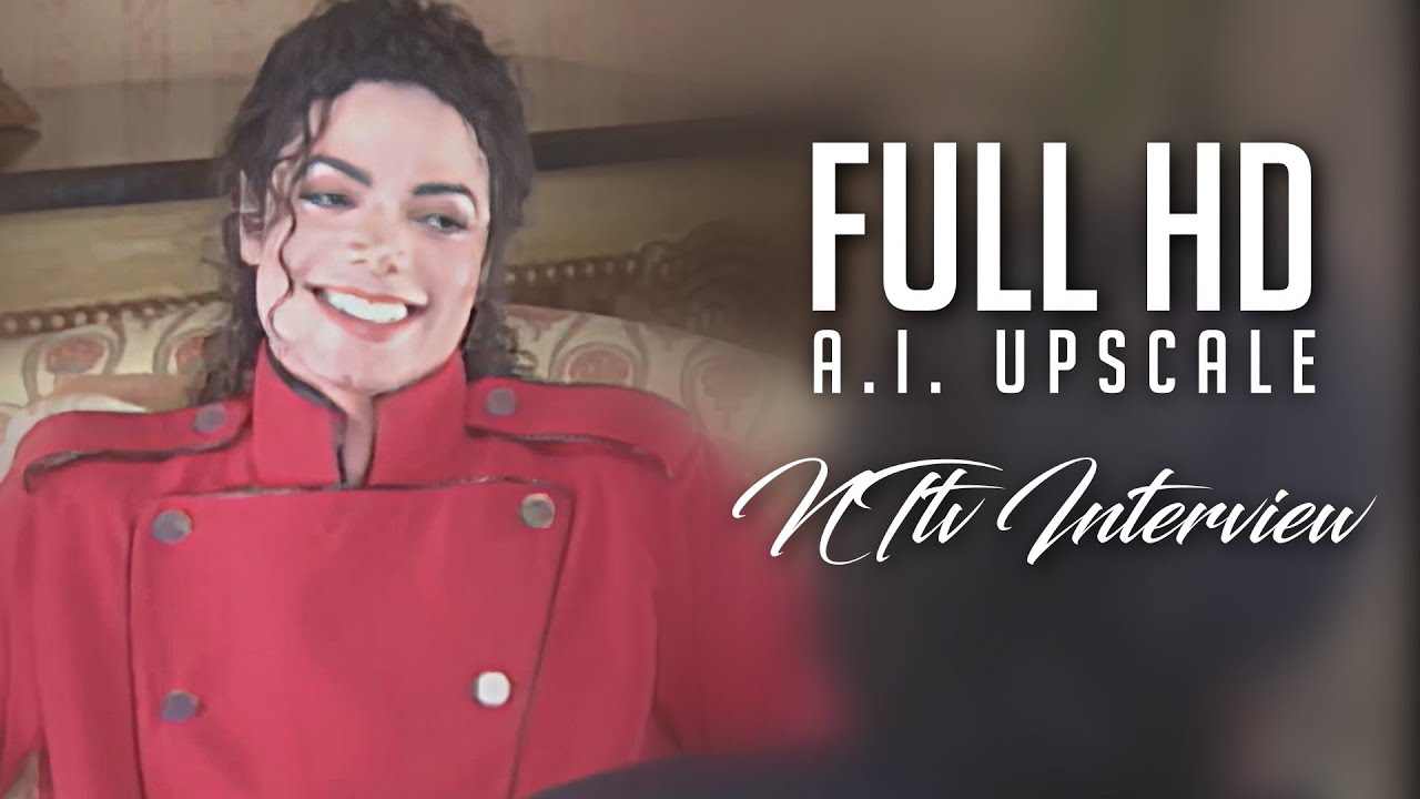 ᴴᴰ A.I. Upscale | Michael Jackson | NTV Interview, 1996