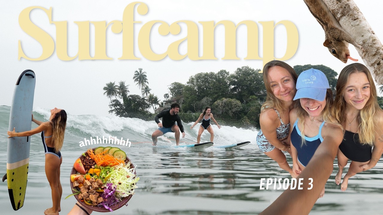 EP. 3 VANESSA LERNT SURFEN *ahhhh* - camp als introvert, raus aus comfortzone, 7 Tage Surfcamp
