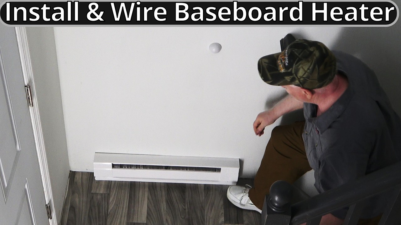 Comment installer et c&acirc;bler un radiateur &agrave; plinthe 240 V (connexion gauche ou droite)