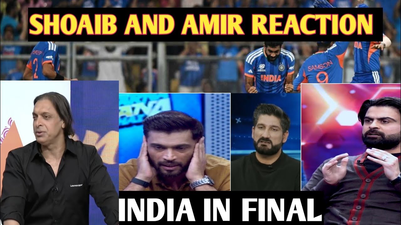 Shoaib Akhtar Reaction On India In Final - India Won Semi Finals - T20 worldcup