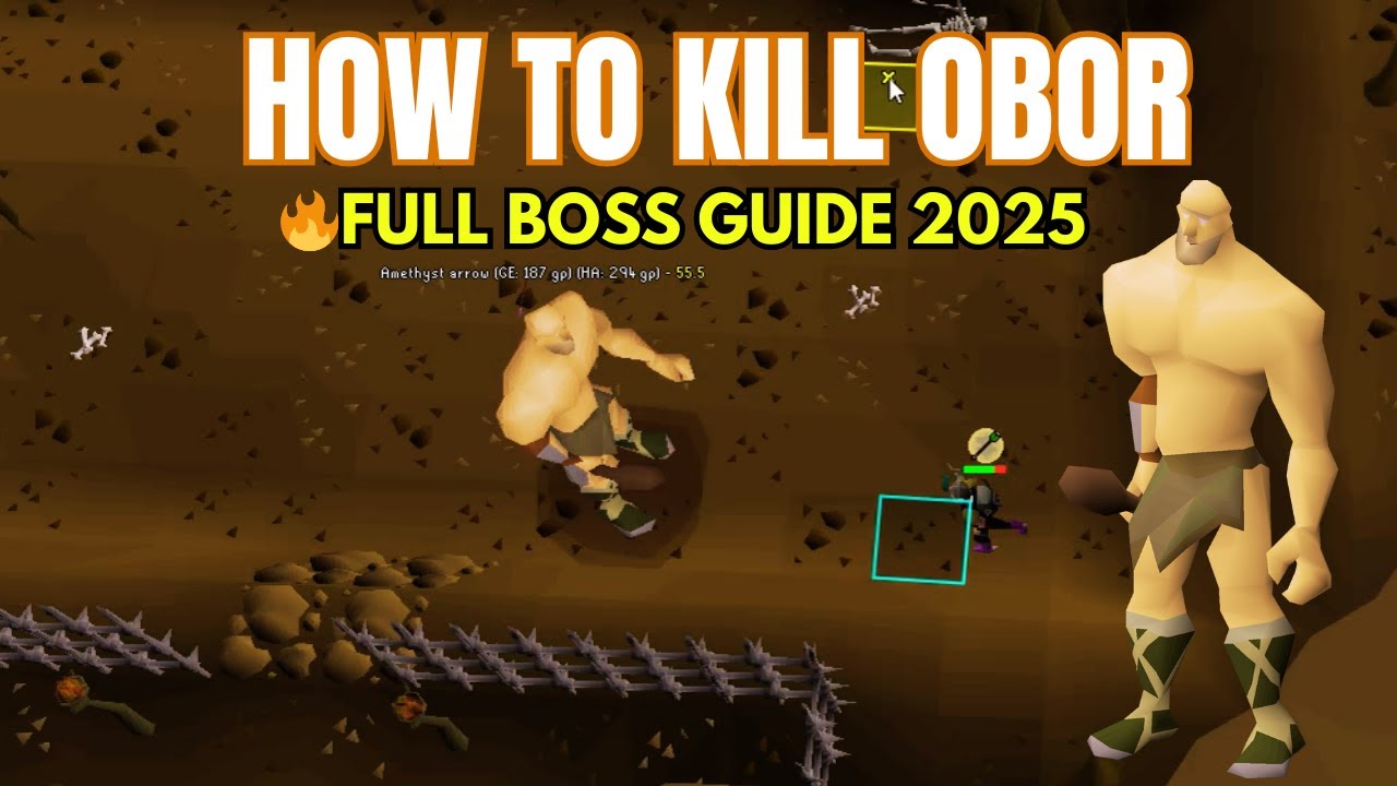OSRS Obor Guide 2025 (F2P Boss) | Easy Range Setup + Beginner Tips