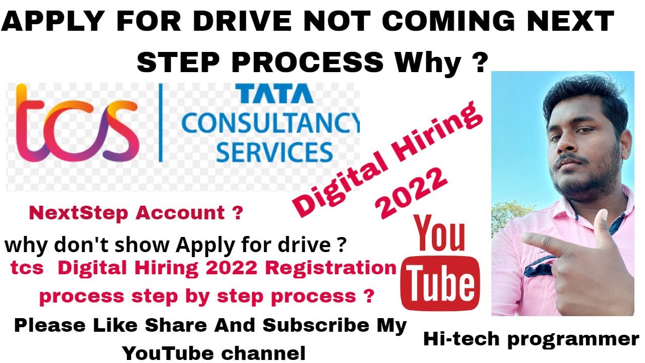TCS Digital Hiring 2022 Registration | TCS Digital 2022 Step by Step Registration Process # tcs