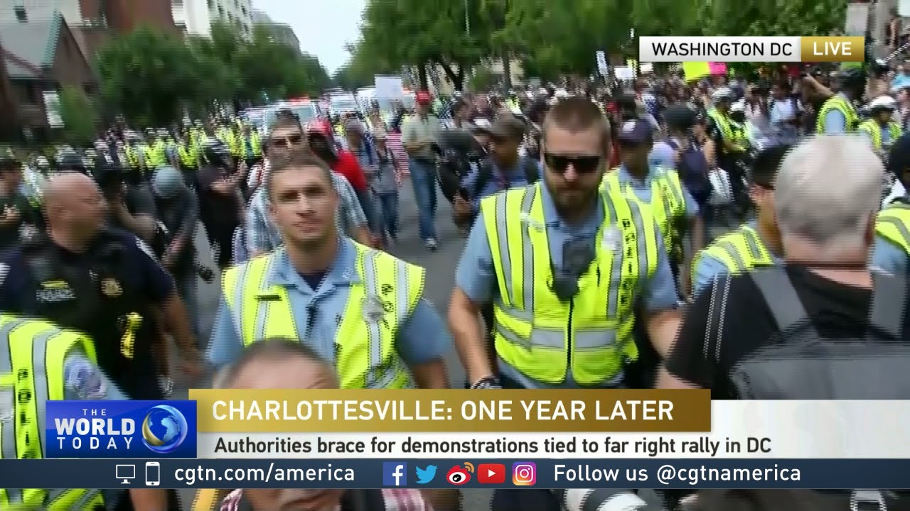Crowds of counterprotesters march in DC to protest 