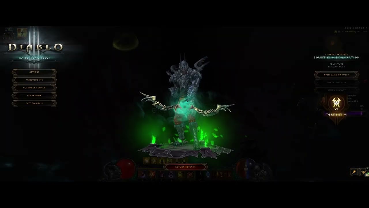Diablo 3 S32 | GR150 UE Multishot Demon Hunter | Rank 1 WORLD