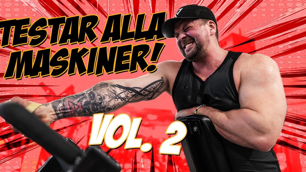 TESTAR ALLA MASKINER - RYGG!