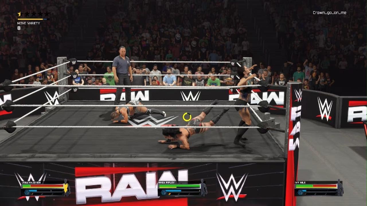 Elemanation chamber quality match Rhea Ripley vs Ivy Nile vs Lyra Valkyrie