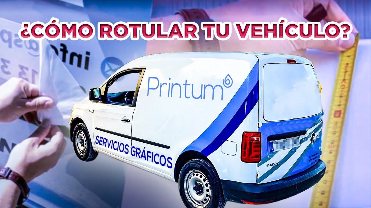 ¿Cómo rotular tu vehículo?  Colocar vinilo de corte PASO A PASO  🚗✔