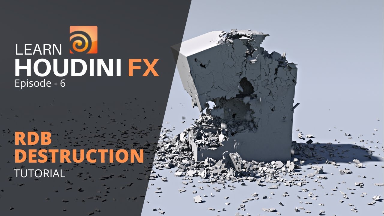 Houdini Tutorial |  Houdini destruction RBD | Episode -6 | In HINDI