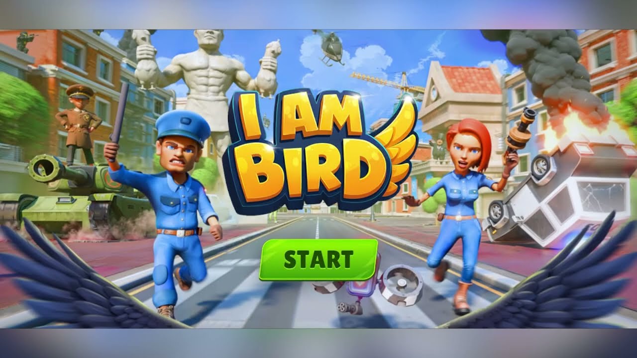 I Am Bird | Новая мобильная игра 2025 | Видео геймплея #голубь #смешно