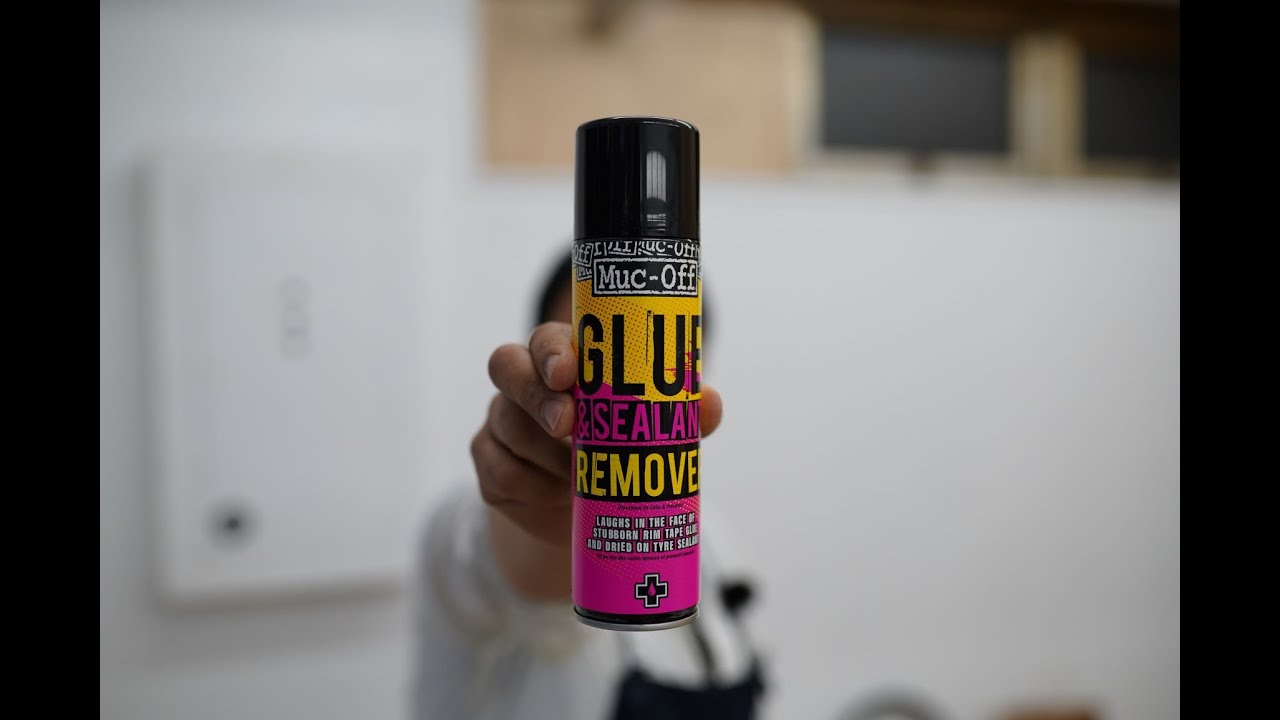 チューブレスタイヤ交換のやり方と、それに必要な魔法のケミカル【Muc-off GLUE REMOVER】紹介します！