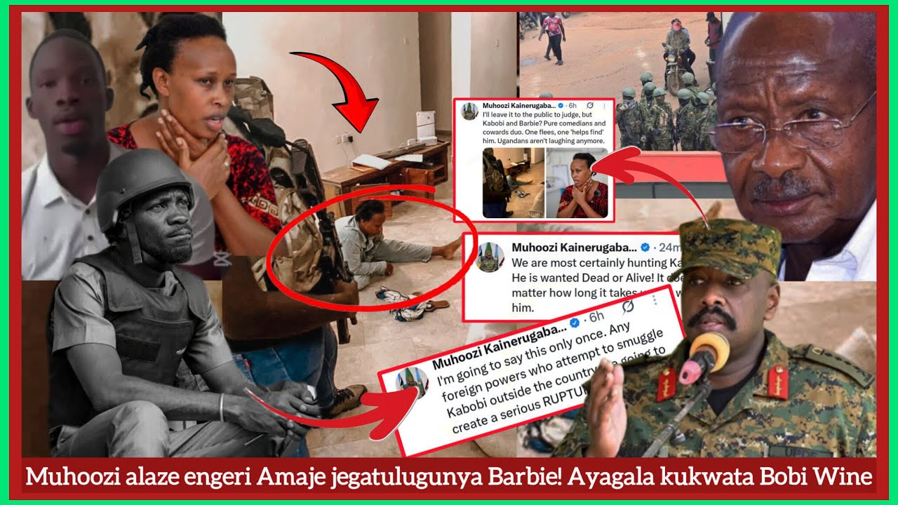 Bitiisa! Gen. Muhoozi alaze engeri amaje jegawambamu Barbie! Ayagala Bobi WIne nga mulamu oba mufu!