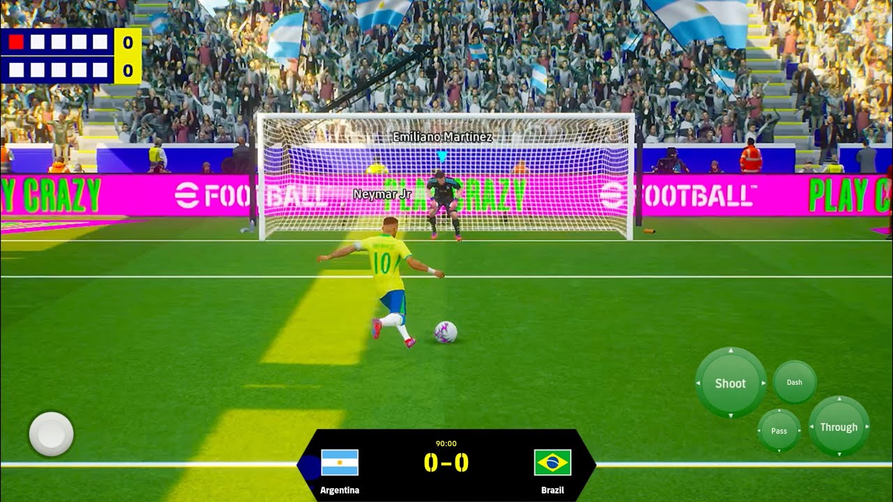 eFootball Penalty Shootout #38 Argentina Vs Brazil #efootball2026