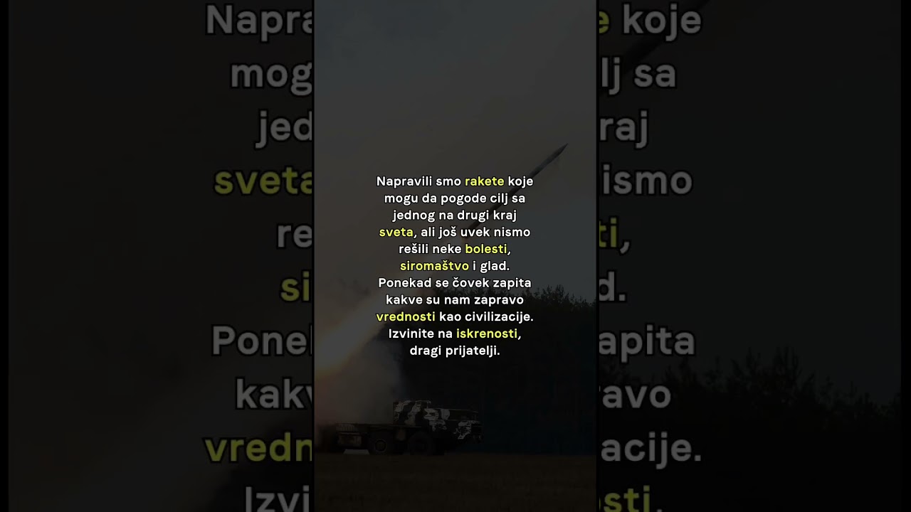 Napravili smo rakete, ali nismo rešili osnovne probleme čovečanstva #shorts #shortsfeed
