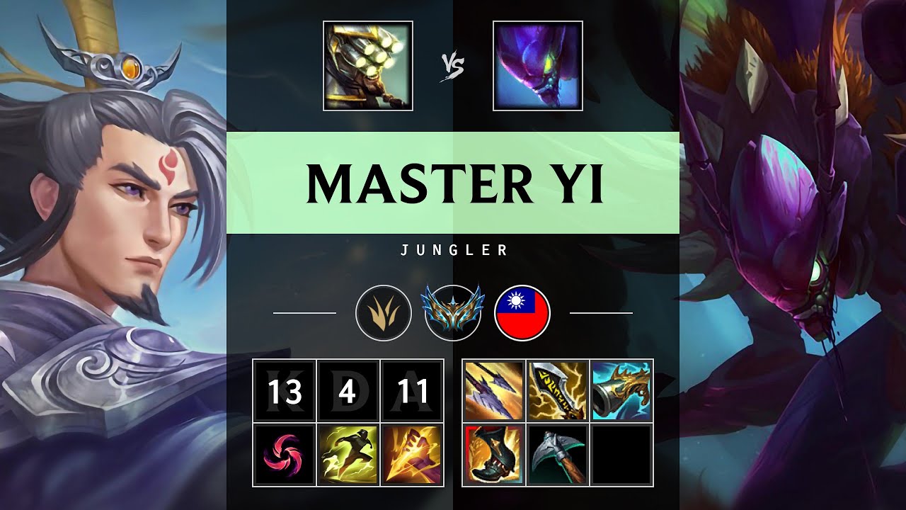 Master Yi Jungle vs Kha'Zix - TW Challenger Patch 25.19