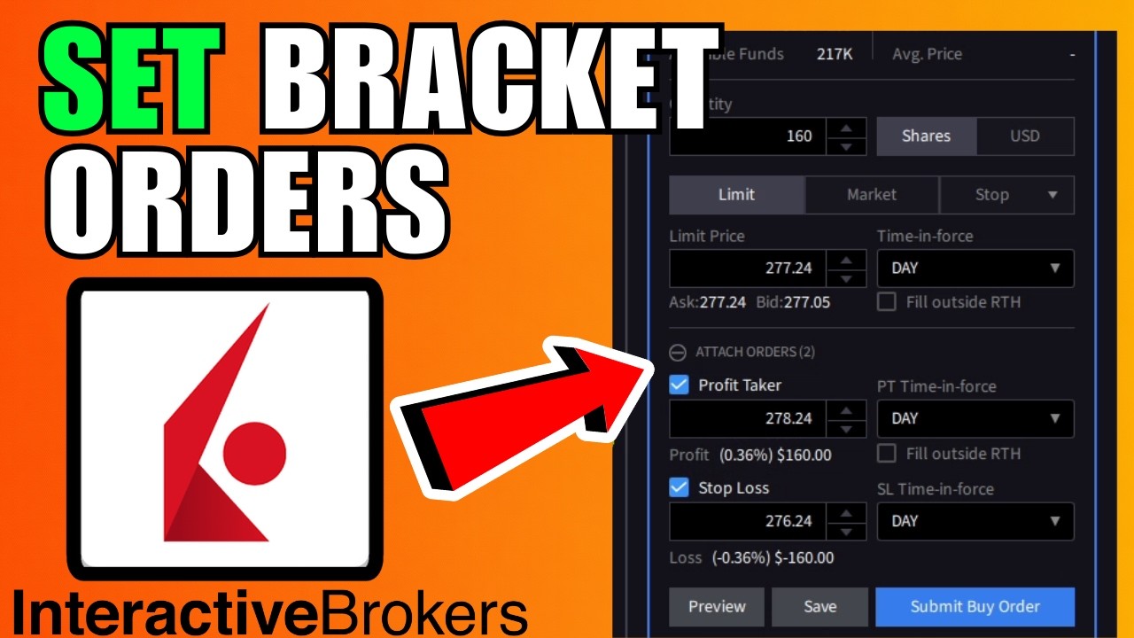 How To Set Bracket Orders On Interactive Brokers (2026) (Complete Guide)