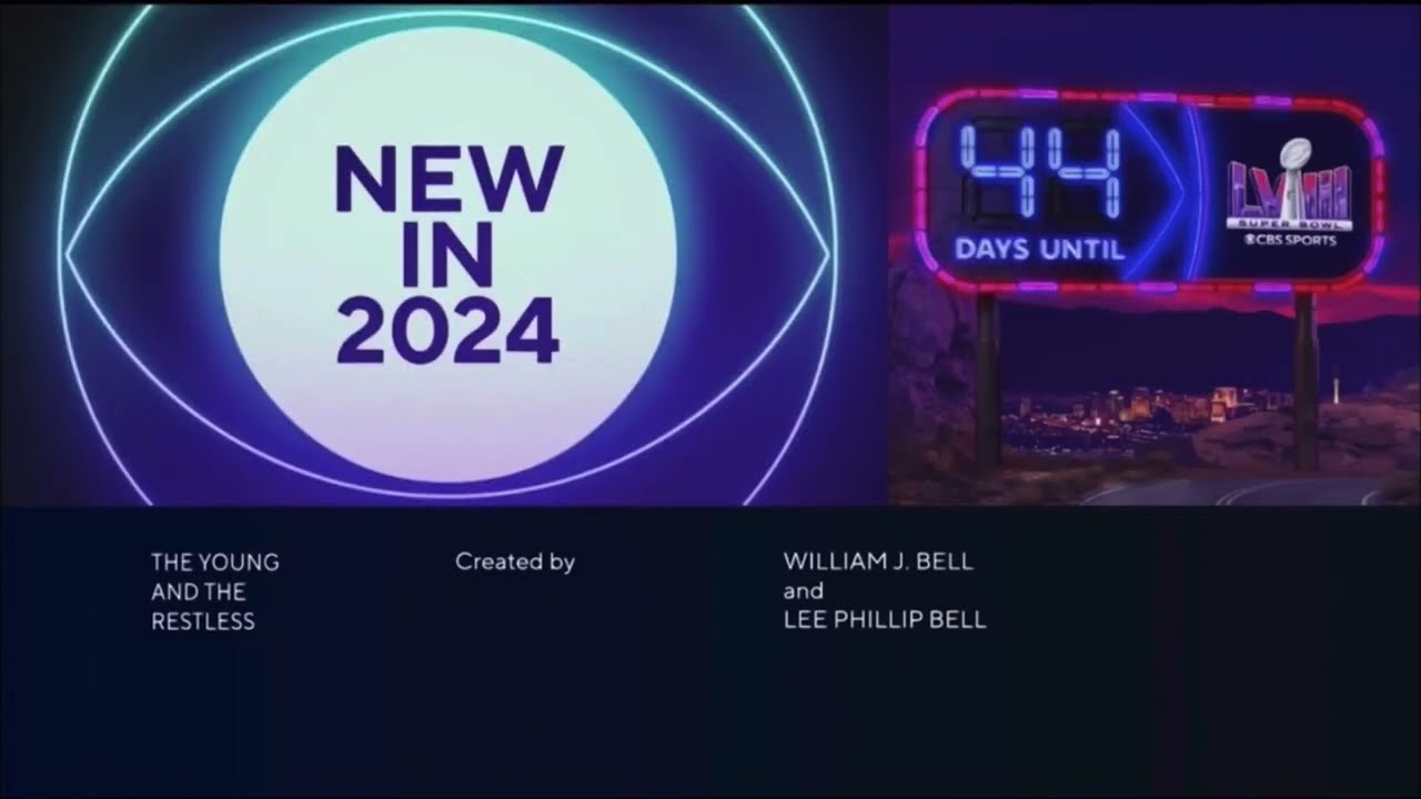 Y&R - 2003 Repeat Opening credits, Mid-show bumper, & CBS Split screen credits (December 29th 2023)