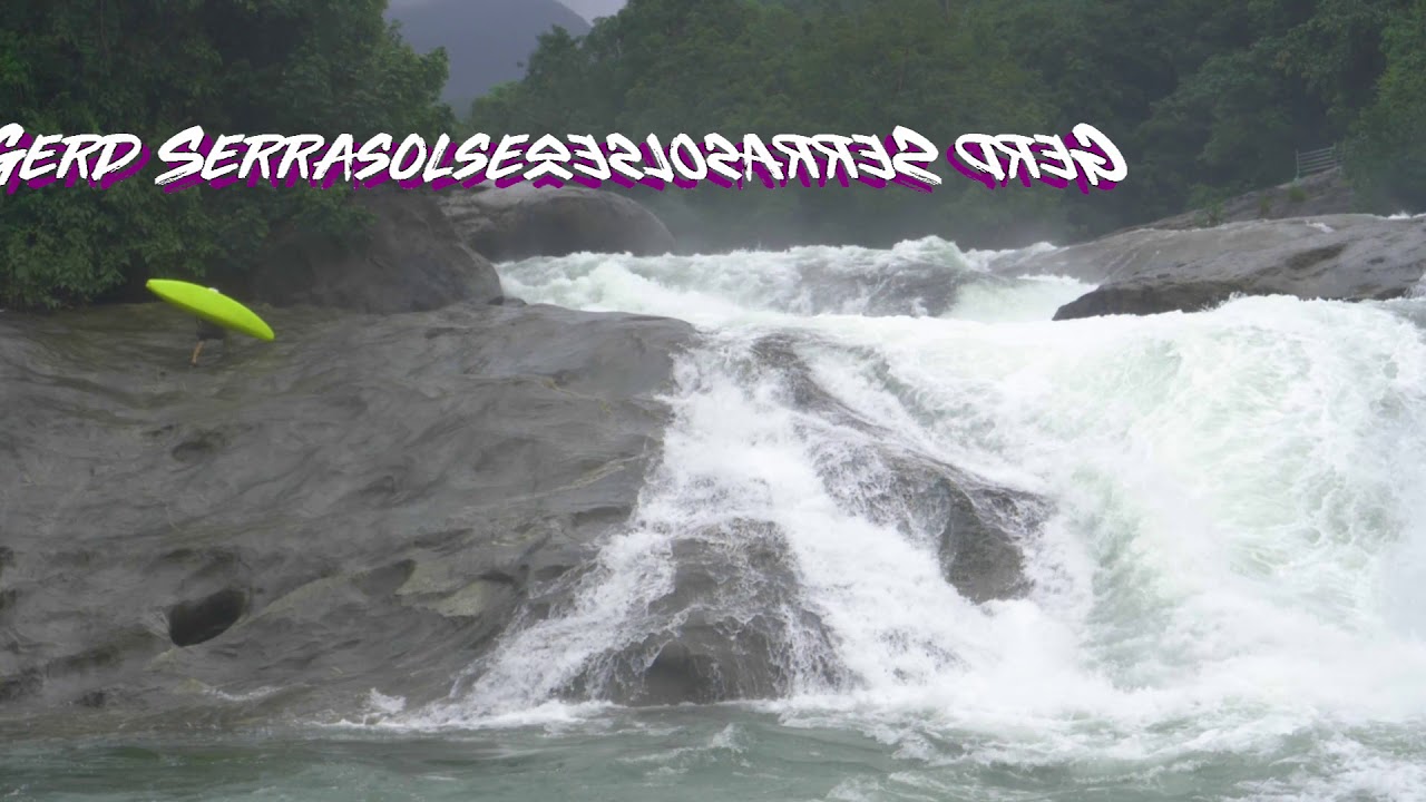 Kayaking down Arippara waterfalls