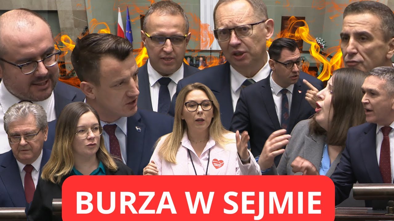 BURZA W SEJMIE - AWANTURA NA POCZĄTKU OBRAD!