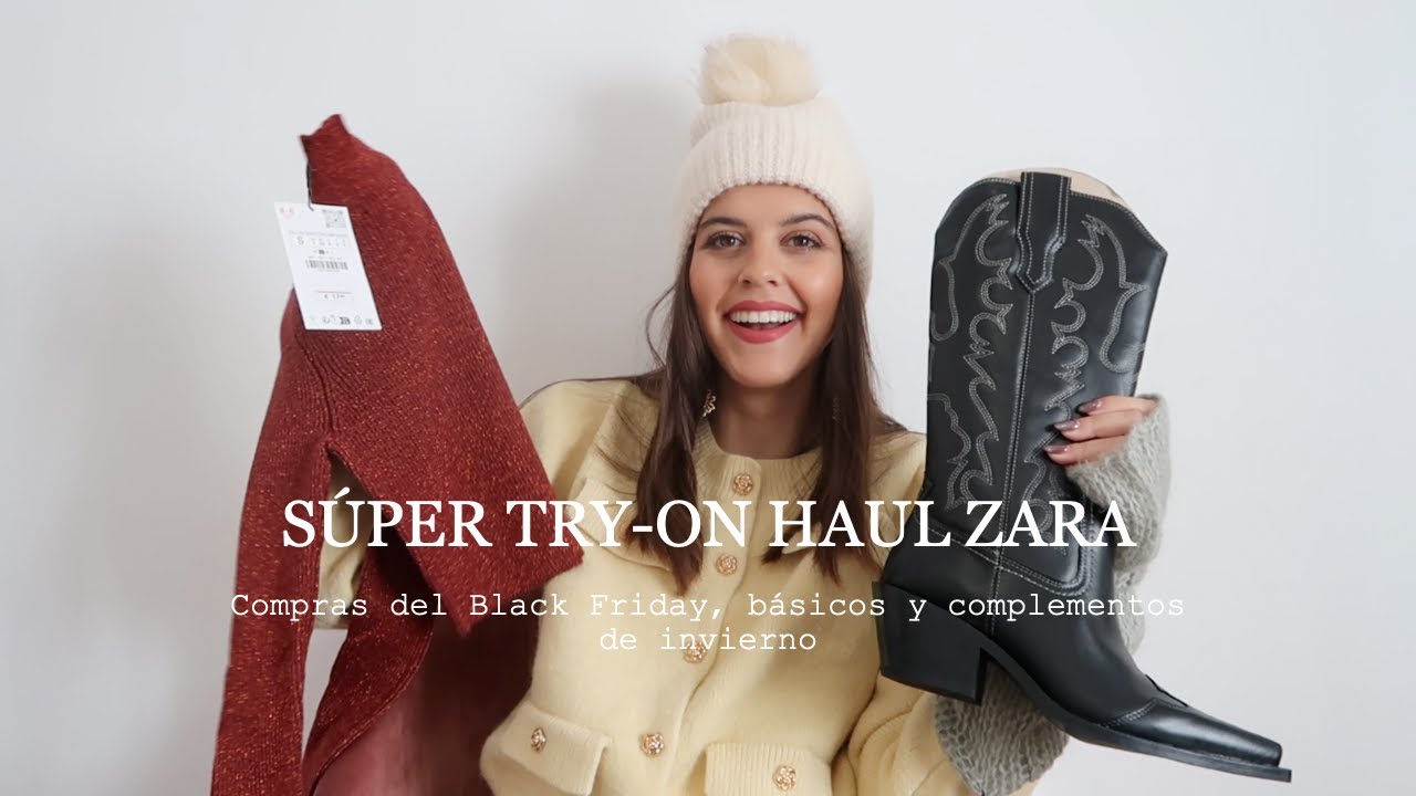 Try-on Haul Zara Black Friday Edition || Ropa y complementos nueva temporada de Zara