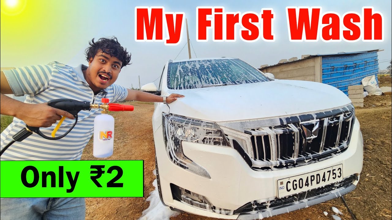 Best car wash machine in low budget car wash at home with Starq ST3 car washer machine,  NR shampoo 