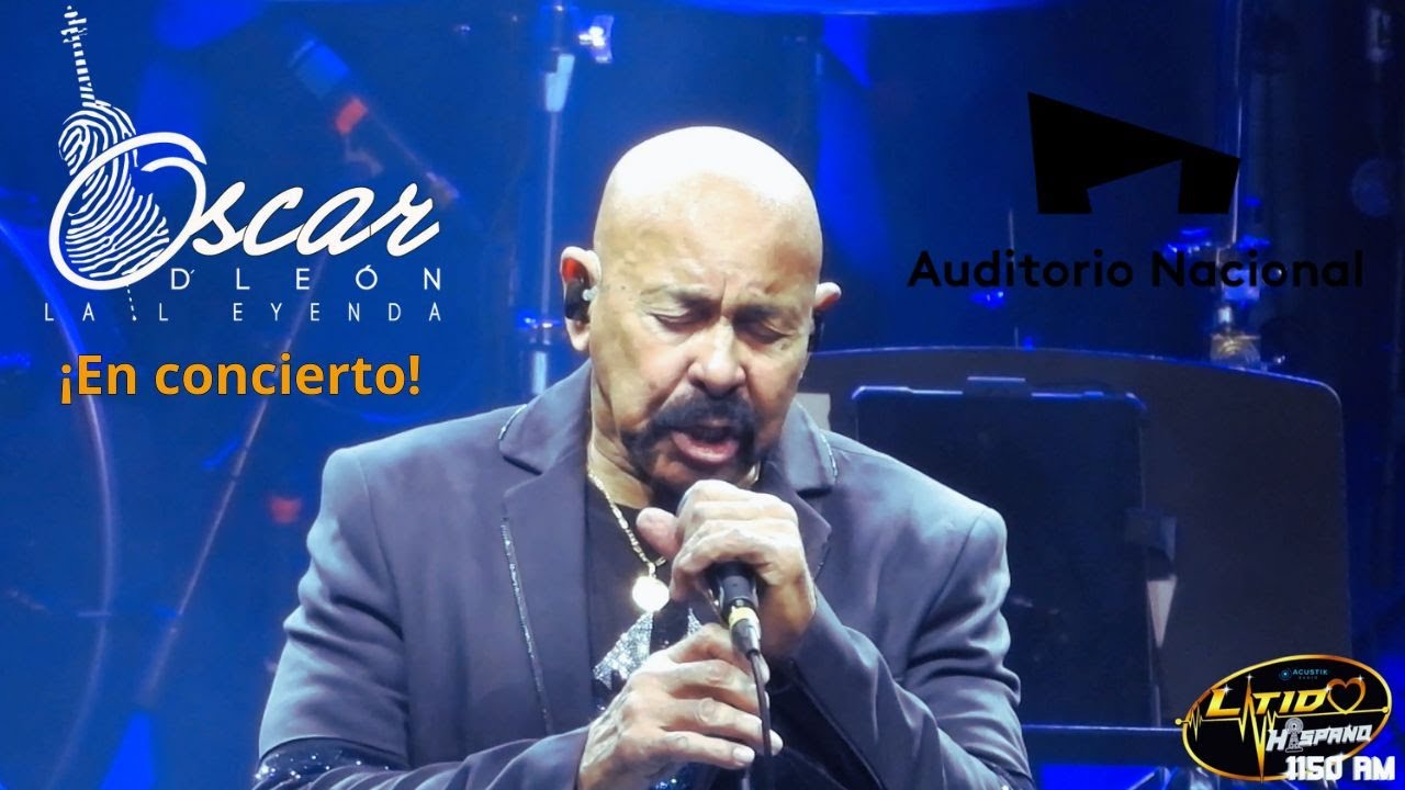 🔥🪇🎵¡Oscar D León en concierto dentro del Auditorio Nacional!🎤💃🏼🎺🎷🎹💯