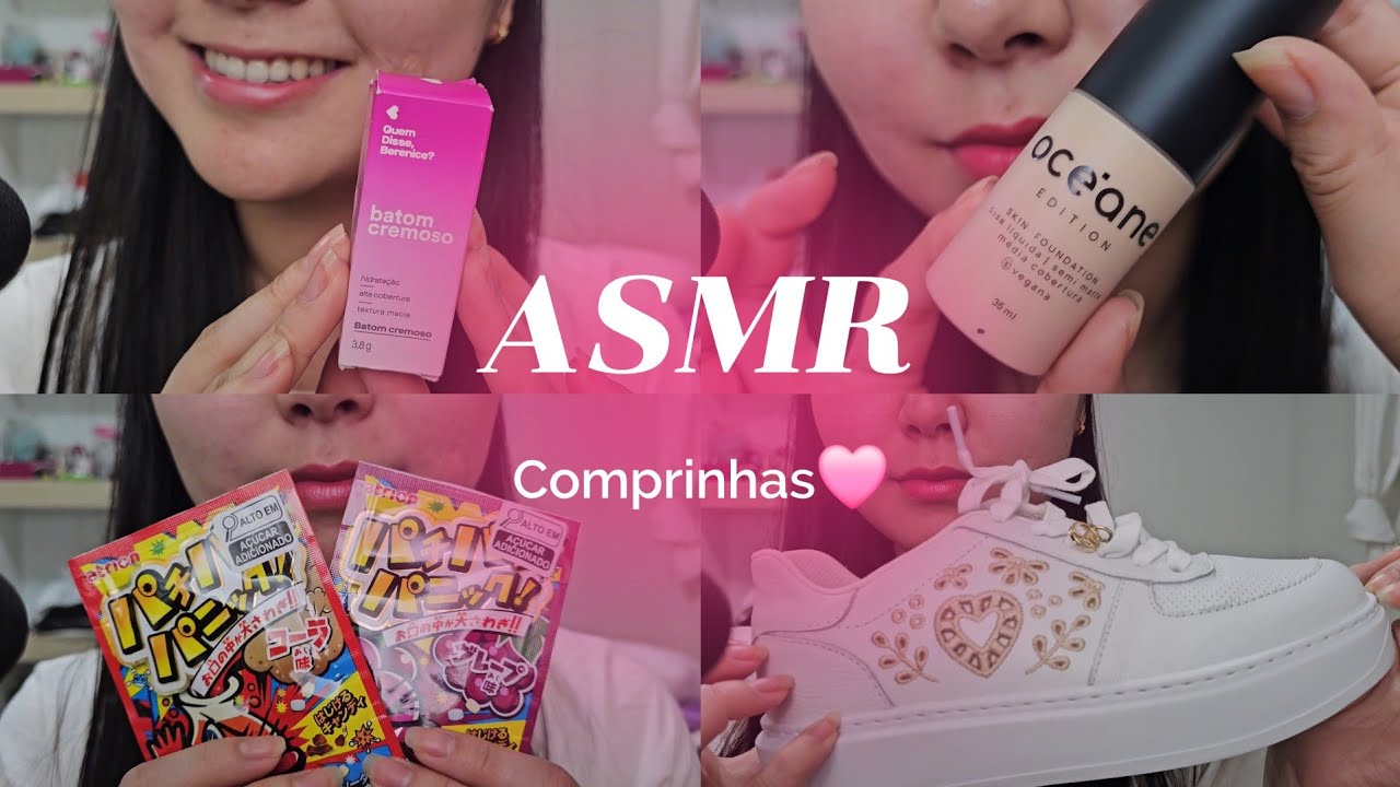 ASMR- COMPRINHAS 🩷 - VOZ SUAVE