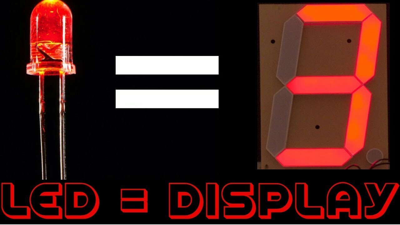 How to make 7 segment digit at home